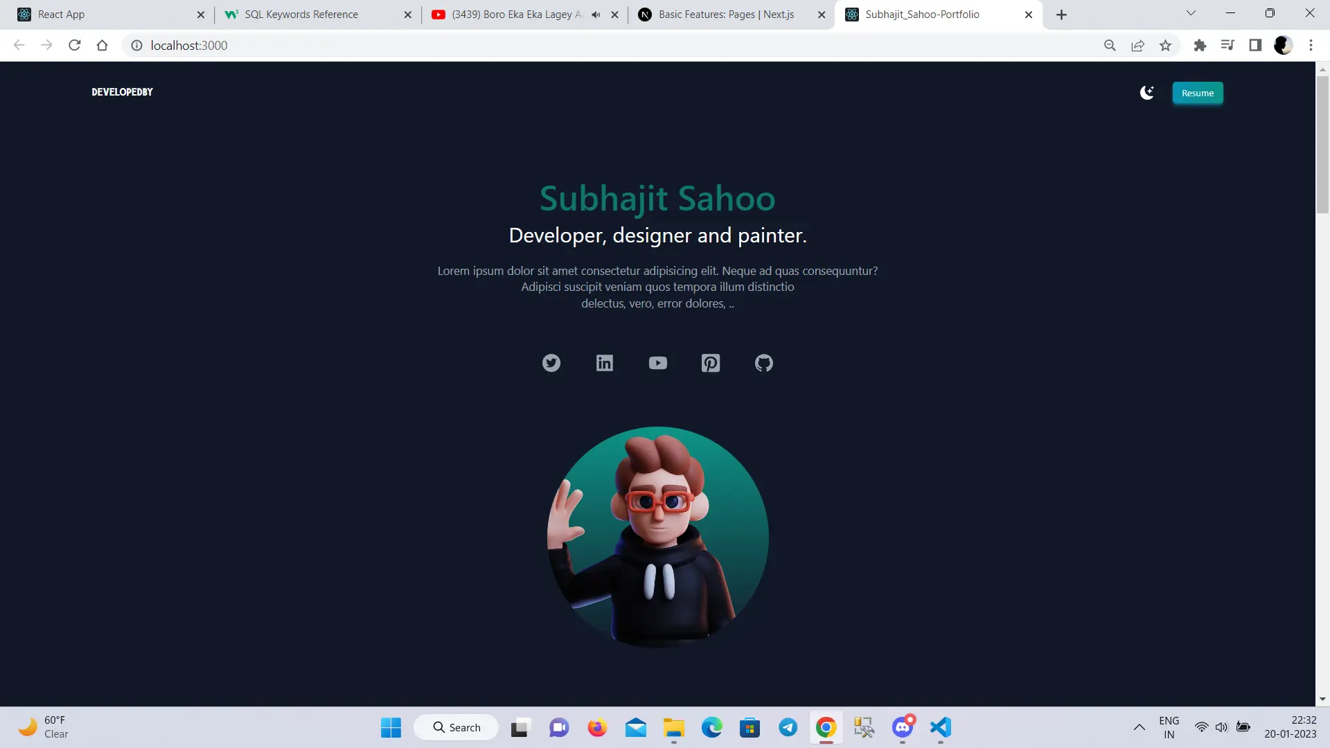 Portfolio App
